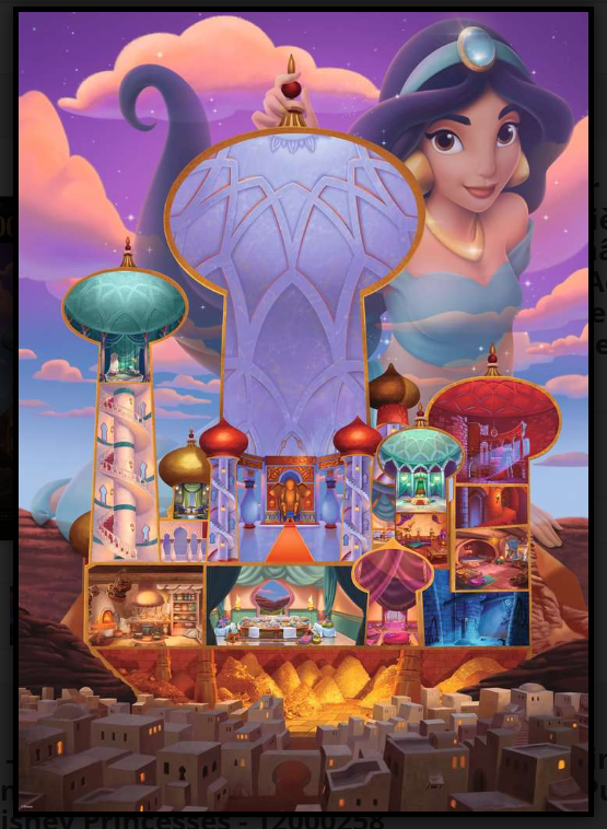 Château de Disney - Jasmine – Casse-tête – 1000 pièces – Univers RcLoisirs