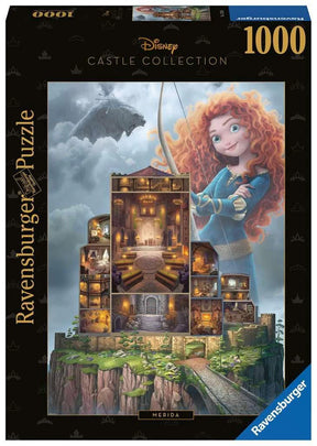 Chassez le vent, touchez le ciel et devenez brave dans notre puzzle de la série des châteaux de Disney : Mérida!