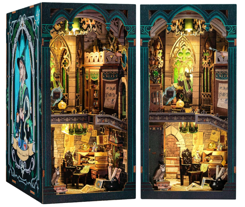 Chambre magique – Book Nook 3D en bois – LED – Haute gamme – Univers RcLoisirs