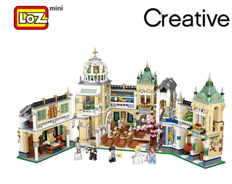 Chapelle de mariage – LOZ 1035 – 3308 pièces – Mini blocs à assembler – Univers RcLoisirs
