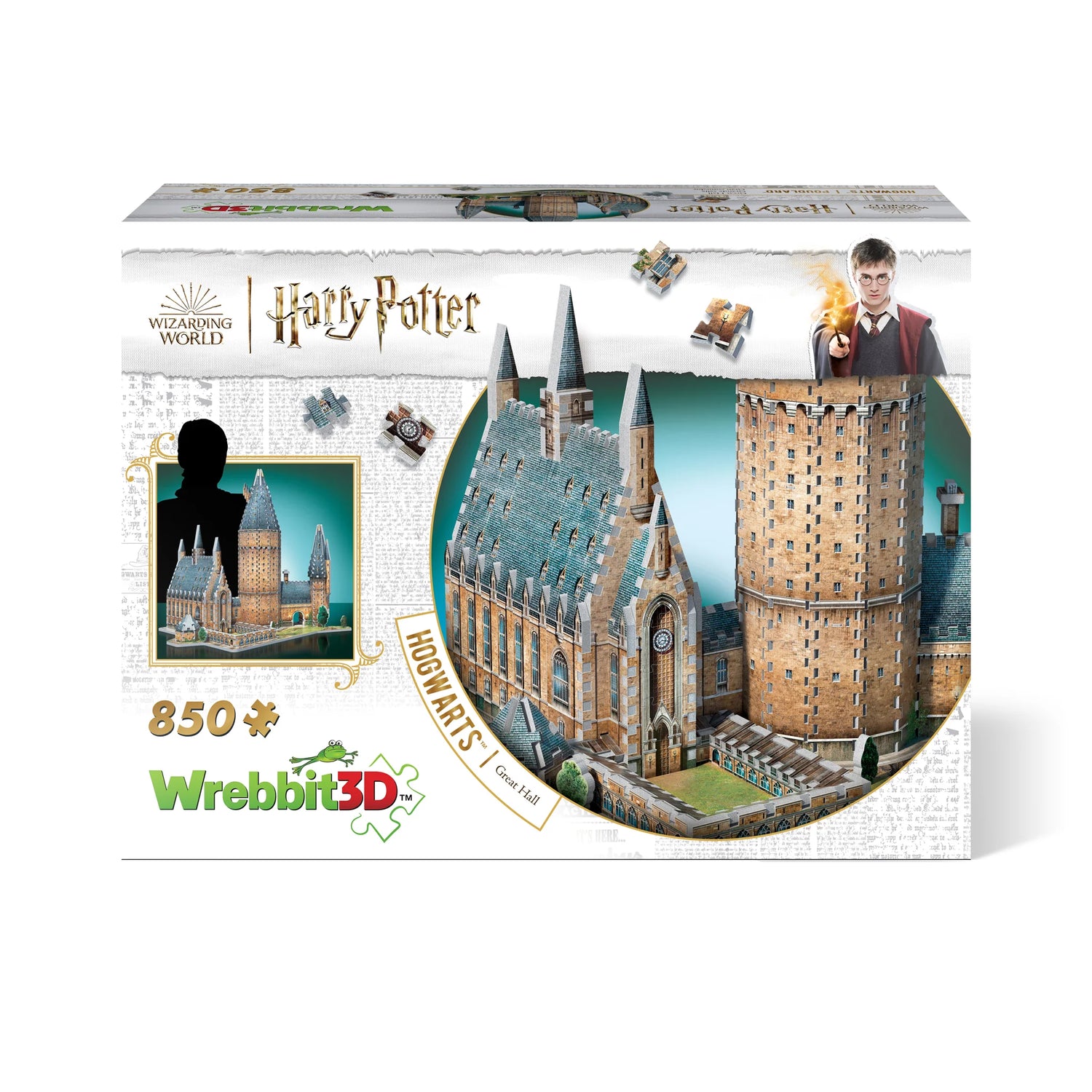 Chateau Poudlard - Harry Potter - Grande Salle – Wrebbit 3D – Casse-tete – Univers RcLoisirs