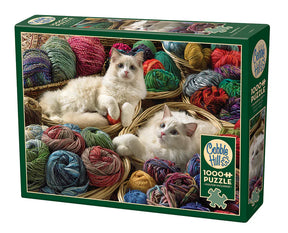 Chats de chiffon – Casse-tête – 1000 pièces - Univers RcLoisirs
