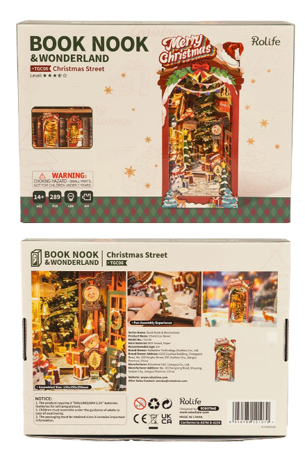 Christmas Street – Rolife TGC06 – Miniature à assembler – Univers RcLoisirs