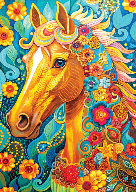 Crinière fleurie – Casse-tête – 1000 pièces – Enjoy – Univers RcLoisirs