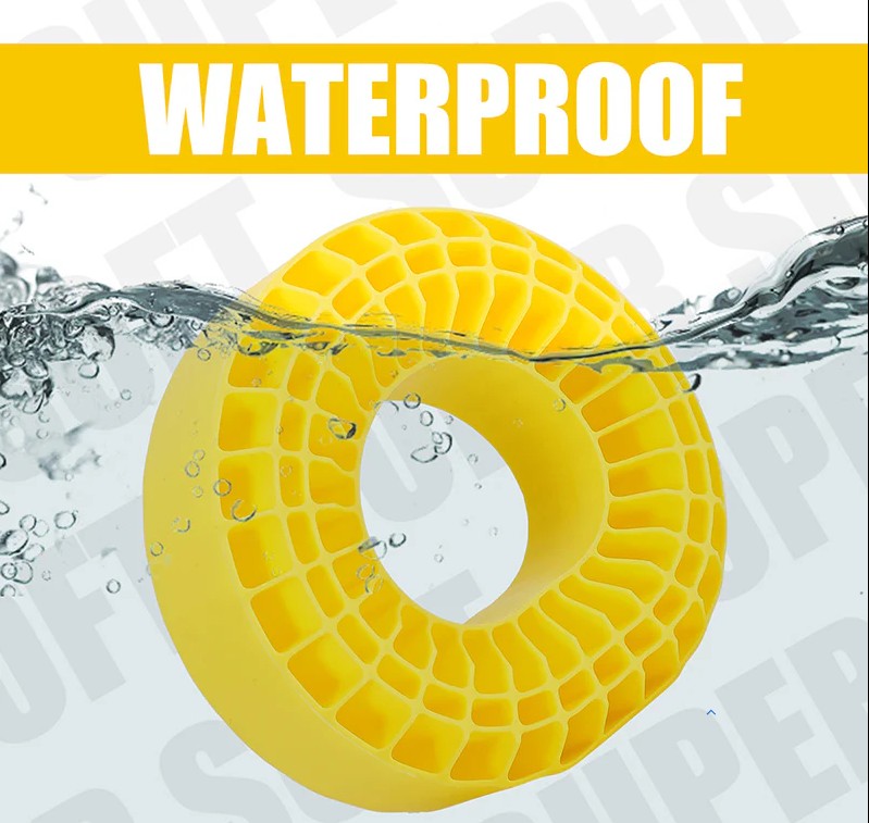 DGT-1906YE – Silicone Rubber Inserts pour pneus 118-122 mm (4 pièces)