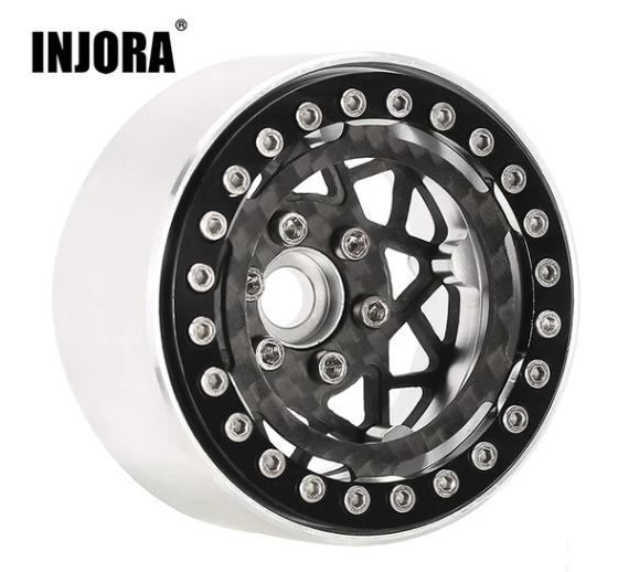 DGW-1952BK – Roues beadlock carbone et aluminium 1.9 -10mm (4 pcs)