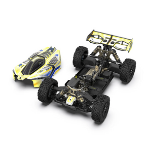 DSK08 ROLLER buggy Rlaarlo Dragon Scale Knight 1/8 4X4 preassemble sans electronique. Chassis aluminium 7075-T6, trois differentiels et suspension hydraulique.