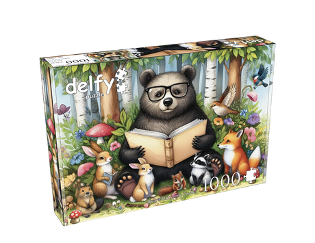 Delfy - Bear's Storytime Circle – Casse-tête – 1000 pièces – Univers RcLoisirs