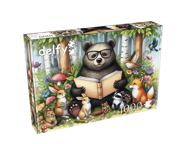 Delfy - Bear's Storytime Circle – Casse-tête – 1000 pièces – Univers RcLoisirs