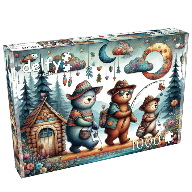 Delfy - Boho Expedition – Casse-tête – 1000 pièces – Univers RcLoisirs