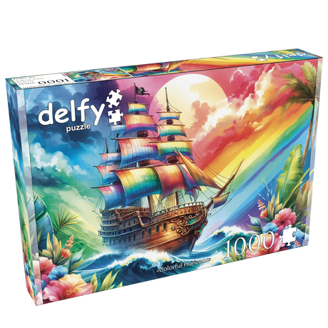 Delfy - Colorful Horizons – Casse-tête – 1000 pièces – Univers RcLoisirs