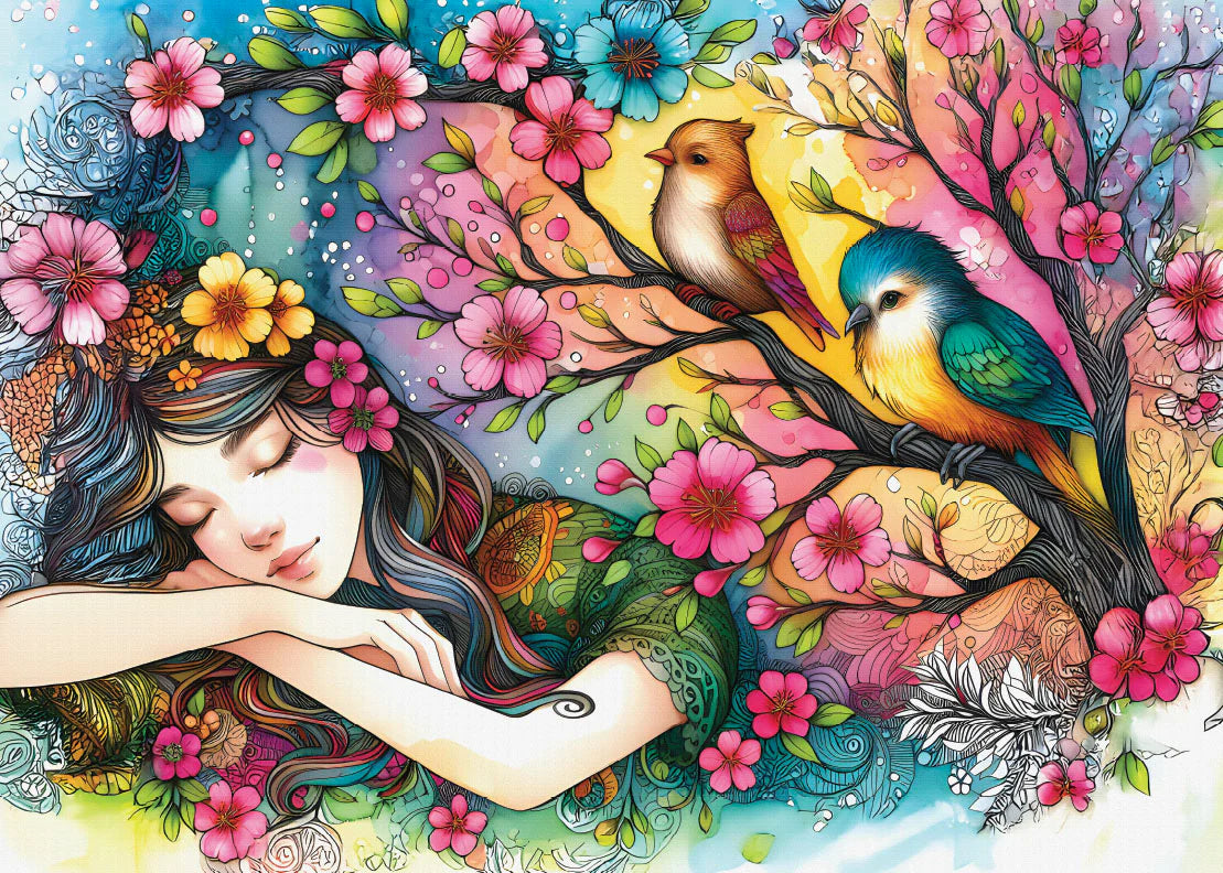Delfy - Dreaming in Bloom – Casse-tête – 1000 pièces – Univers RcLoisirs