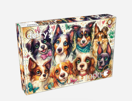 Delfy - Eight Pawsome Friends - Casse-tête - 1000 pièces - Univers RcLoisirs