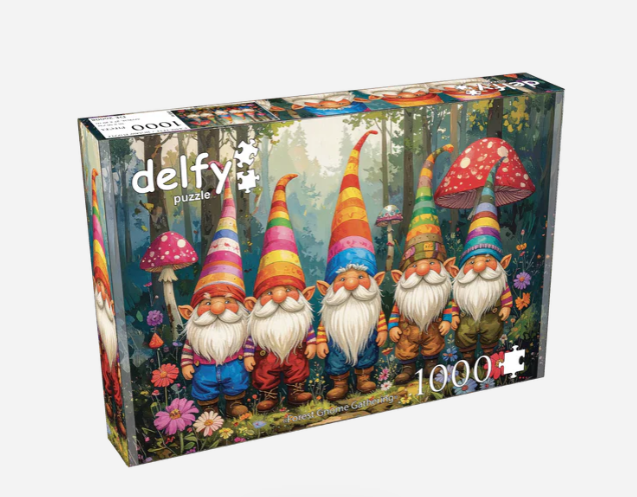 Delfy - Forest Gnome Gathering - Casse-tête - 1000 pièces - Univers RcLoisirs