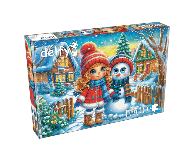 Delfy - Frosty friends forever – Casse-tête – 1000 pièces – Univers RcLoisirs