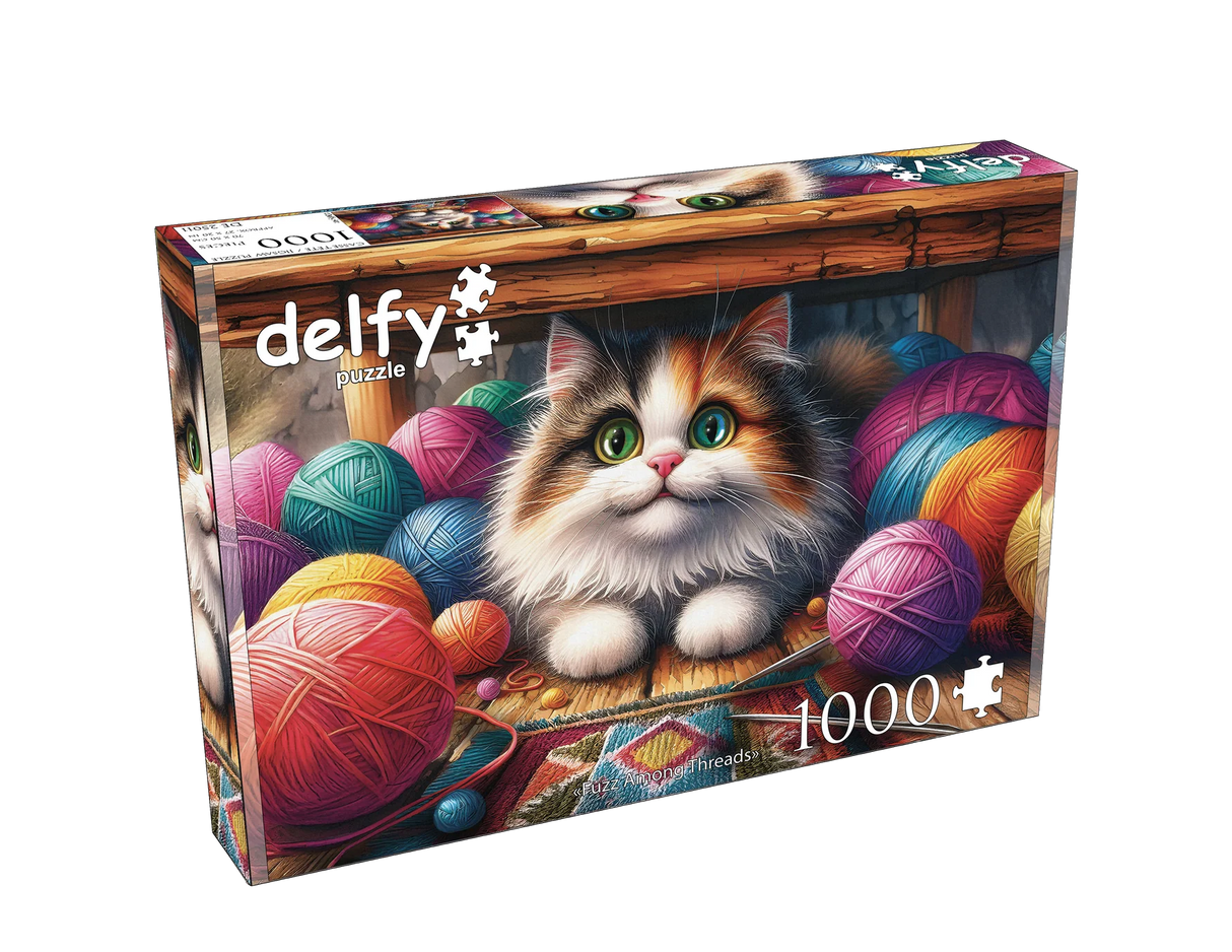 Delfy - Fuzz among threads – Casse-tête – 1000 pièces – Univers RcLoisirs