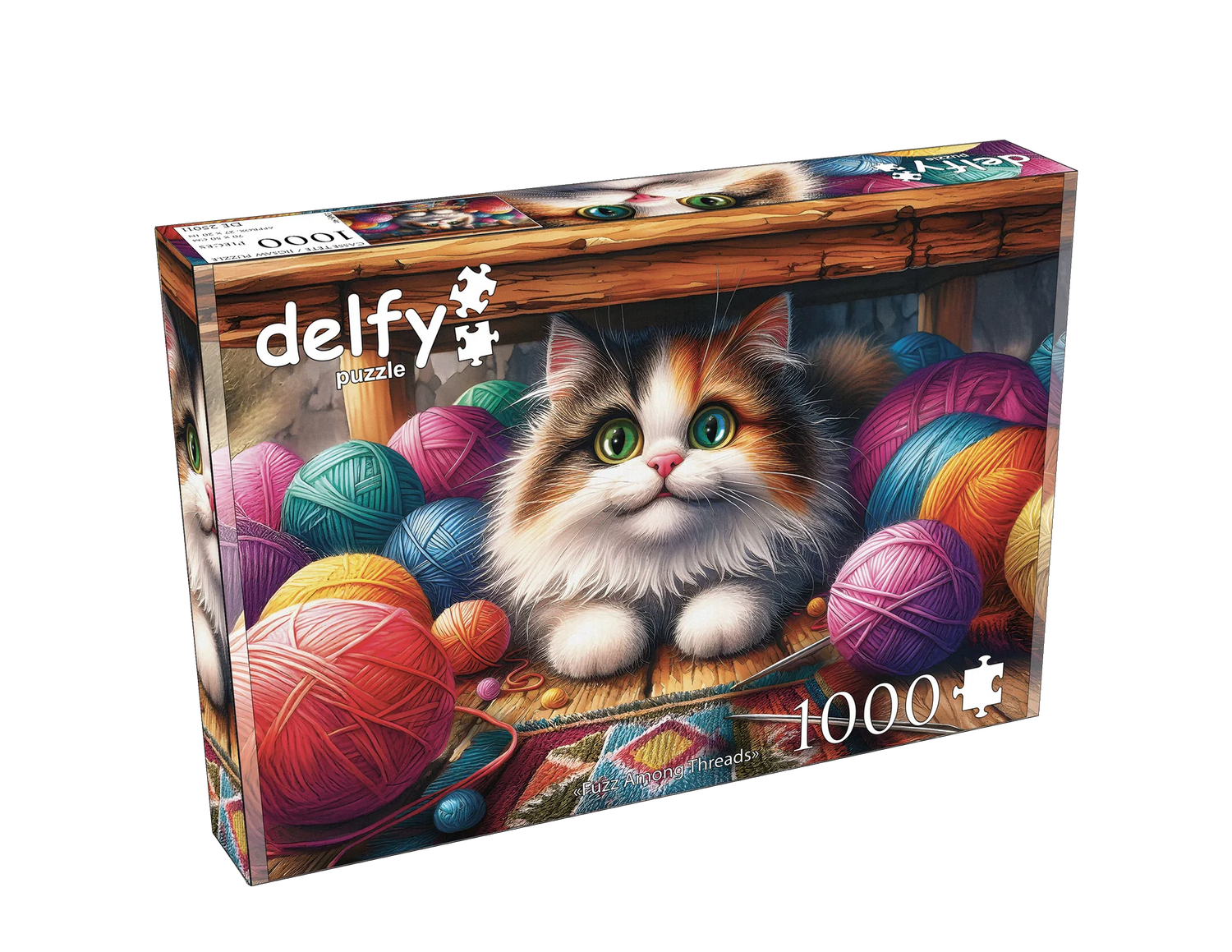 Delfy - Fuzz among threads – Casse-tête – 1000 pièces – Univers RcLoisirs