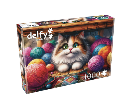 Delfy - Fuzz among threads – Casse-tête – 1000 pièces – Univers RcLoisirs