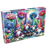 Delfy - Gnomes Among Flowers – Casse-tête – 1000 pièces – Univers RcLoisirs