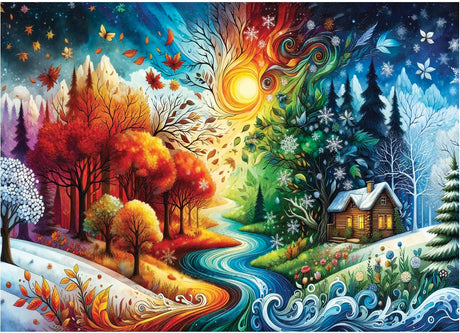 Delfy - Harmony in Season – Casse-tête – 1000 pièces – Univers RcLoisirs
