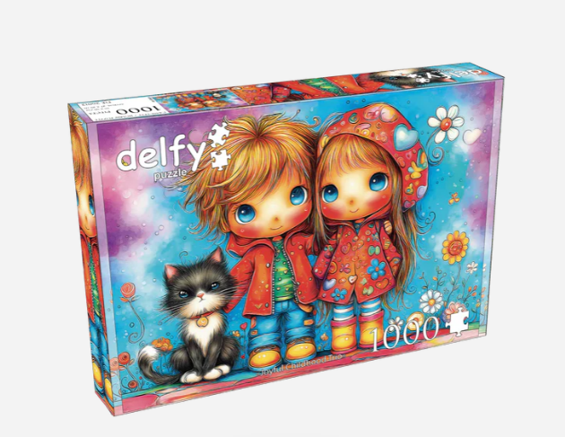 Delfy - Joyful Childhood Trio - Casse-tête - 1000 pièces - Univers RcLoisirs