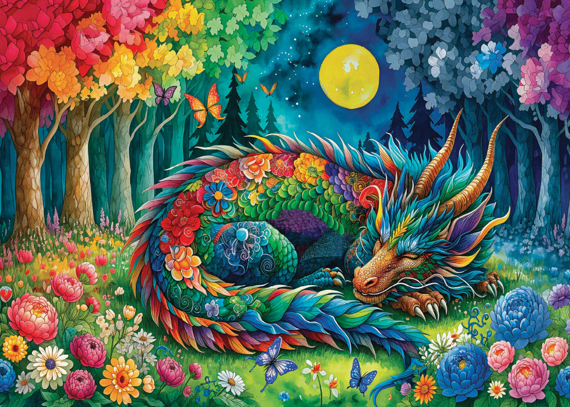 Delfy - Moonlight Dragon Dreams – Casse-tête – 1000 pièces – Univers RcLoisirs