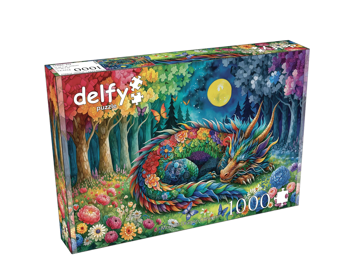 Delfy - Moonlight Dragon Dreams – Casse-tête – 1000 pièces – Univers RcLoisirs
