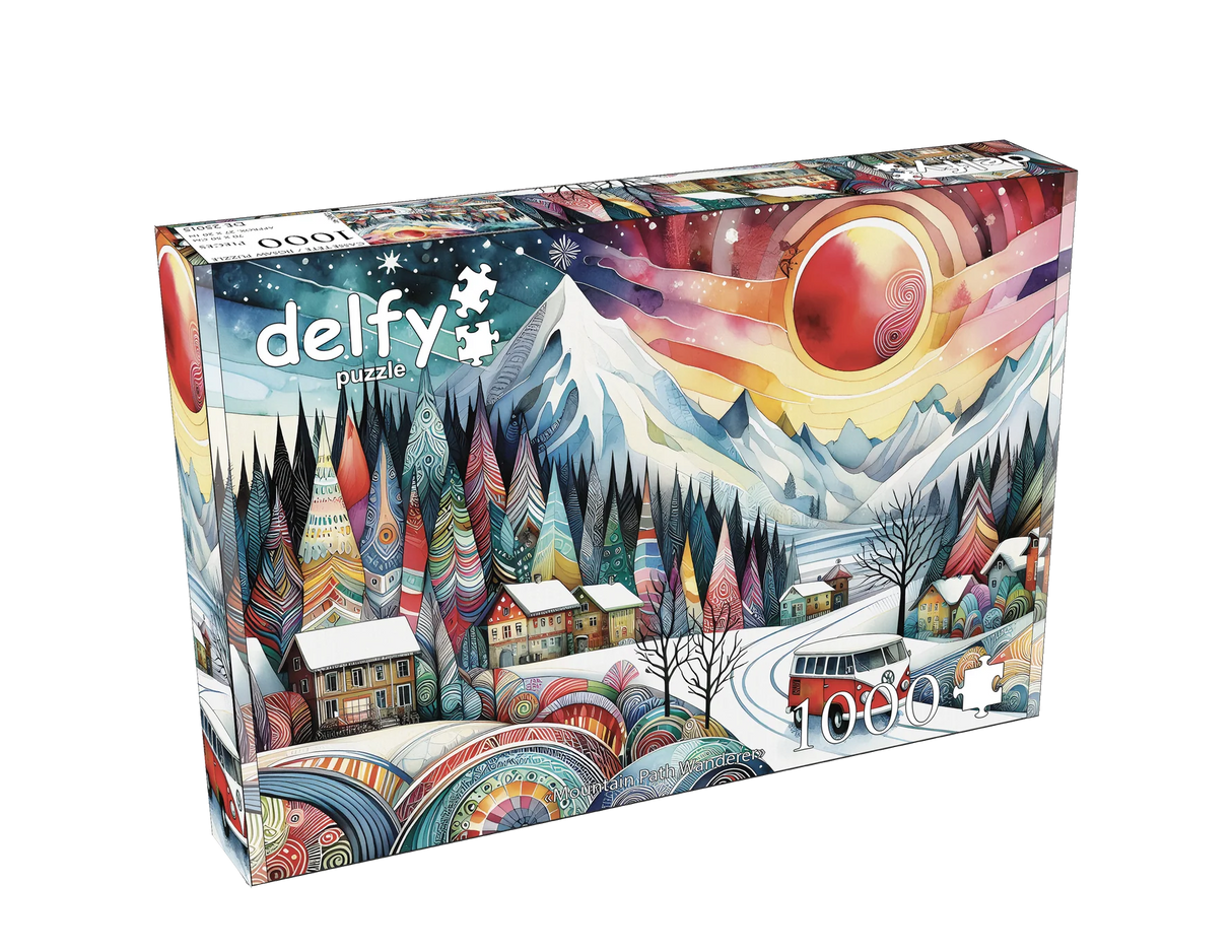 Delfy - Mountain Path Wandere – Casse-tête – 1000 pièces – Univers RcLoisirs