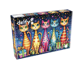 Delfy - Purrfectly Wrapped – Casse-tête – 1000 pièces – Univers RcLoisirs