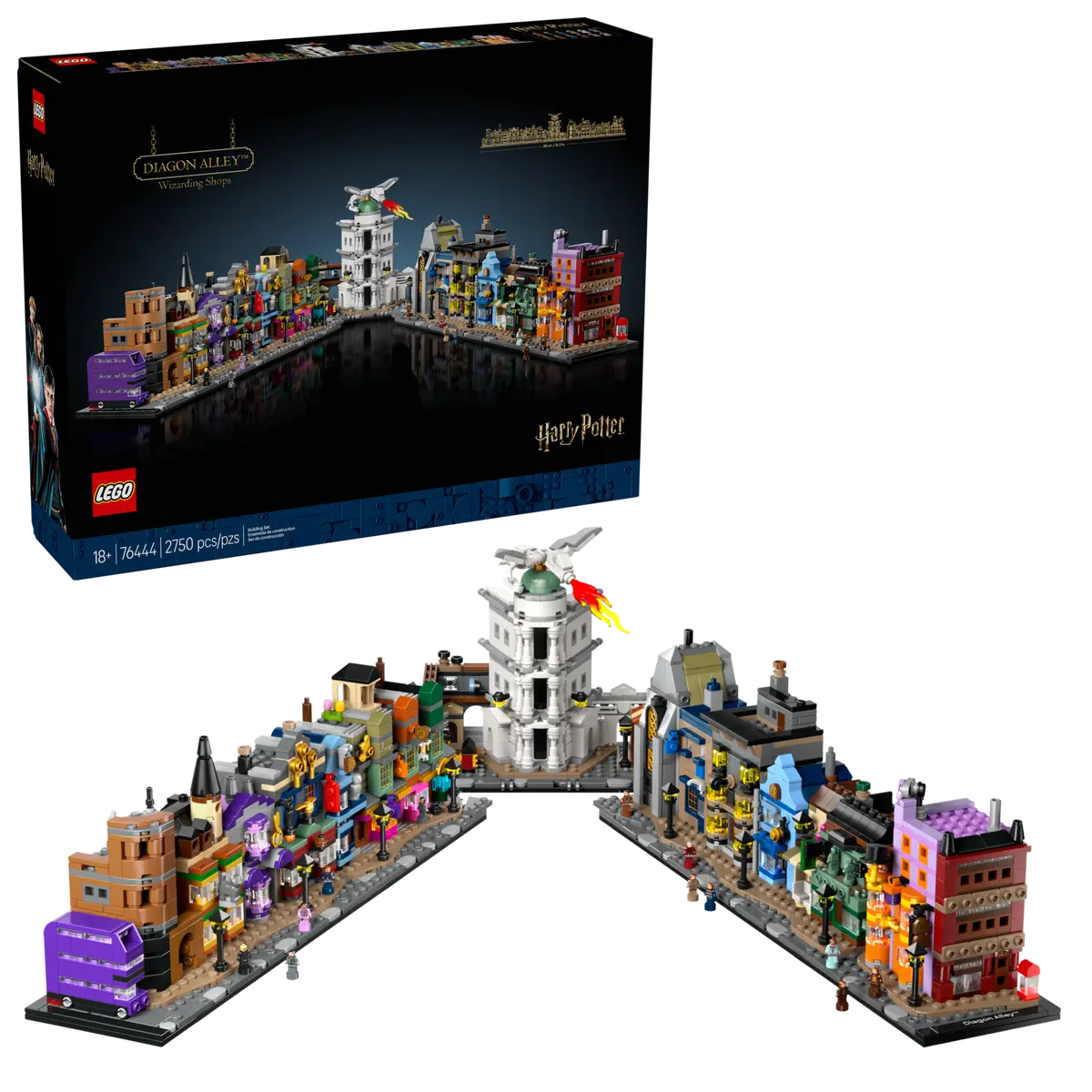 Diagon Alley – Boutiques Magiques LEGO 76444 – Univers RcLoisirs