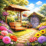 PRE-ORDER / 5D Diamond Painting - High Quality - Garden Delight