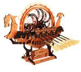 Drakkar Viking mécanique – ROKR LK802 – Modèle en bois 3D – Univers RcLoisirs