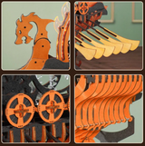 Drakkar Viking mécanique – ROKR LK802 – Modèle en bois 3D – Univers RcLoisirs