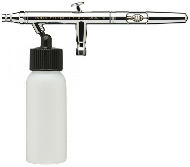 ECL2000 aérographe Iwata Eclipse HP-BCS double action avec alimentation par siphon offrant précision et polyvalence pour modélisme et peinture chez Univers RcLoisirs
