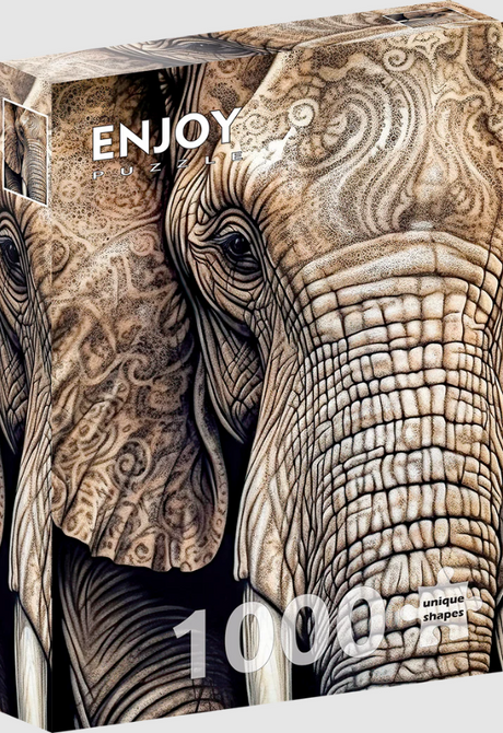 Elephant – Casse-tête – 1000 pièces – Enjoy – Univers RcLoisirs