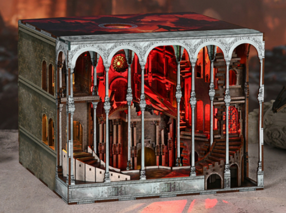 Ember Castle – Book Nook 3D en bois – LED – Haute gamme – Univers RcLoisirs