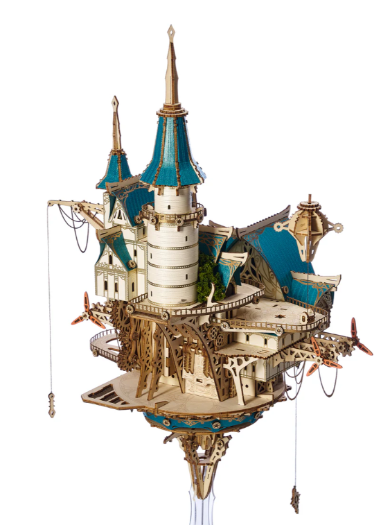 Fantasy Steam Castle – S0179E– Château Dracula 3D en bois à assembler - Univers RcLoisirs