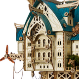 Fantasy Steam Castle – S0179E – Château Dracula 3D en bois à assembler - Univers RcLoisirs