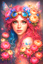 PRÉ-COMMANDE / Peinture diamant 5D - Haute Gamme - Fée Aurora - Univers RcLoisirs
