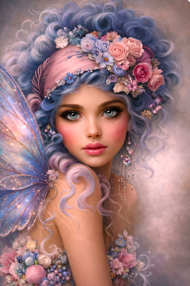 PRÉ-COMMANDE / Peinture diamant 5D - Haute Gamme - Fée Lavande - Univers RcLoisirs