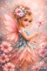 PRÉ-COMMANDE / Peinture diamant 5D - Haute Gamme - Fée Papillon