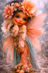 PRÉ-COMMANDE / Peinture diamant 5D - Haute Gamme - Fée Pêche