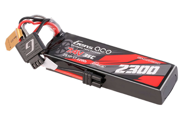 GEA232S35E2GT Batterie LiPo 7.4V 2300mAh 2S 35C EC2 - Univers RcLoisirs