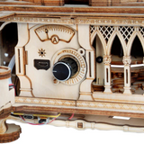 Gramophone - Version électrique (édition rare) – ROKR LKB01D – Modèle en bois 3D – Univers RcLoisirs