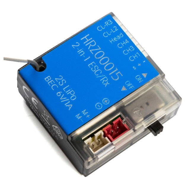 HRZ00015 – ESC &amp; Receiver 2.4 GHz EC2 for 1:24