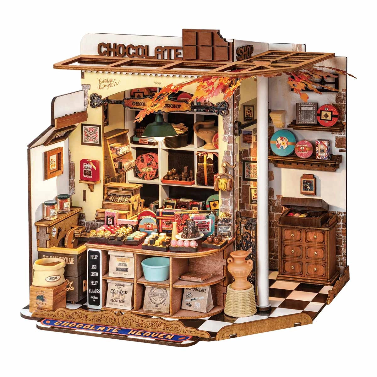 Henry’s Chocolate – Rolife DG174 – Mini-maison à assembler - Univers RcLoisirs