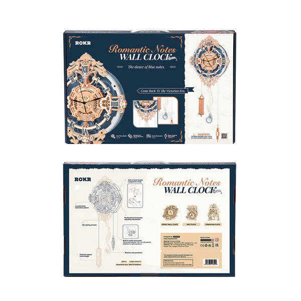 Horloge murale – Engrenages mécaniques - ROKR LC701 – Puzzle 3D – Univers RcLoisirs