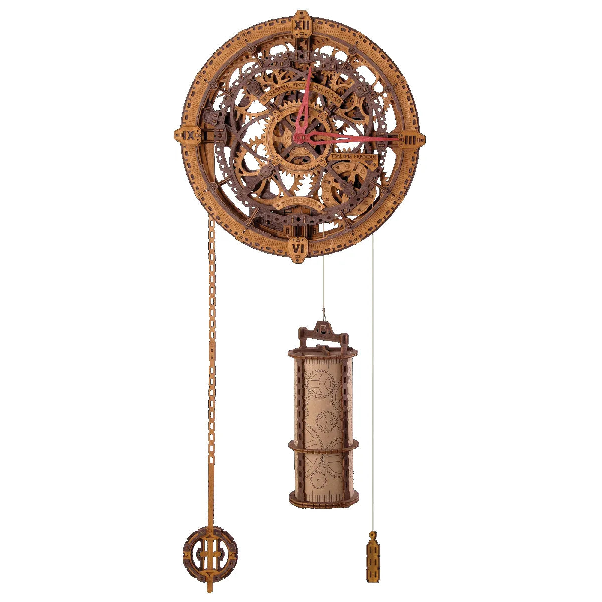 Horloge murale mécanique WF359 Puzzle 3D en bois à assembler - Univers RcLoisirs