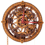 Horloge murale mécanique WF359 Puzzle 3D en bois à assembler - Univers RcLoisirs