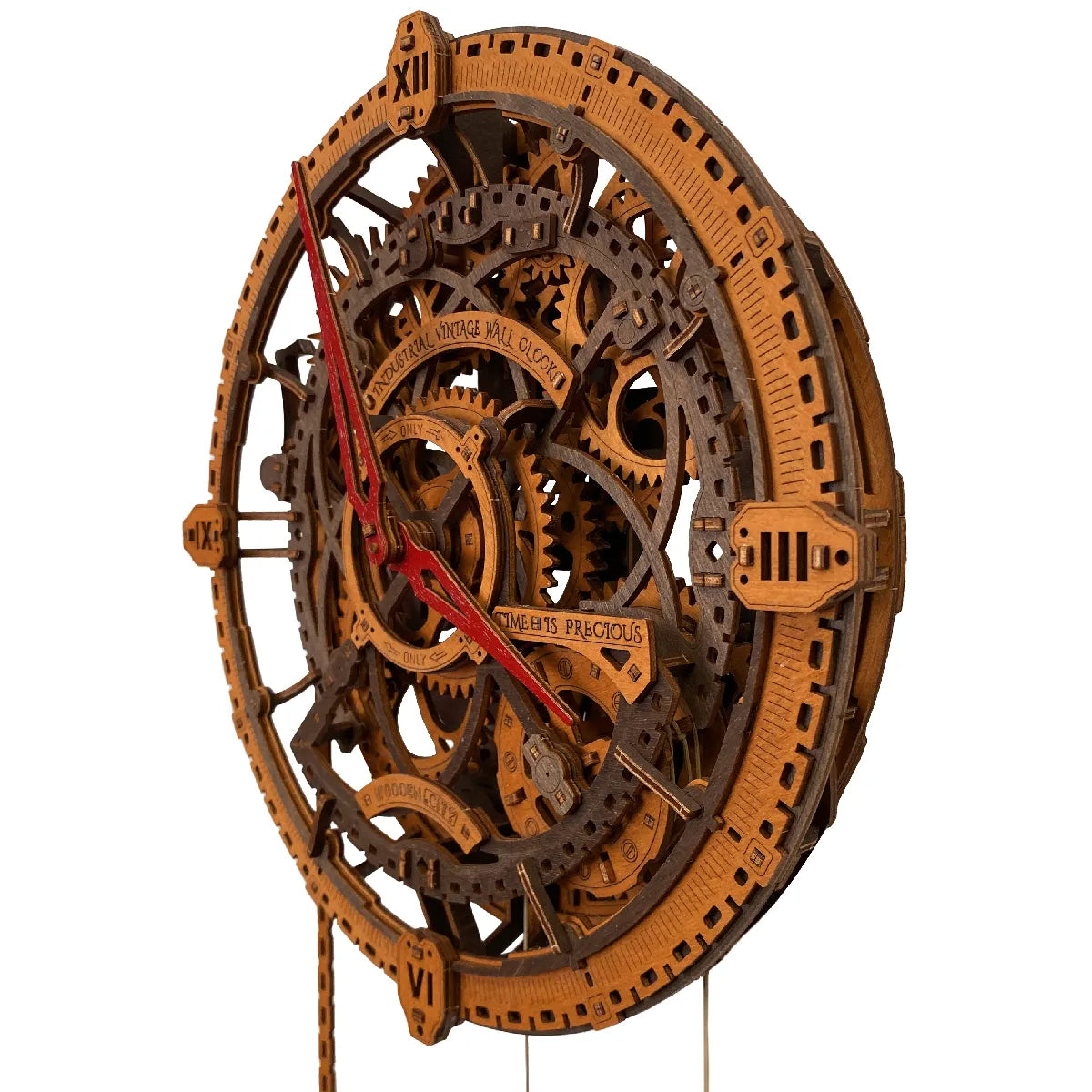 Horloge murale mécanique WF359 Puzzle 3D en bois à assembler - Univers RcLoisirs
